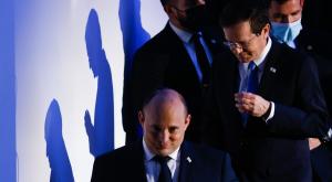 נשיא המדינה ונפתלי בנט  צילום: Olivier Fitoussi/Flash90 חדשות