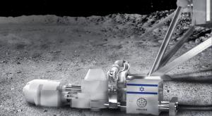 הדמיית הפקת חמצן ומתכת על הירח  צילום: Helios חדשות