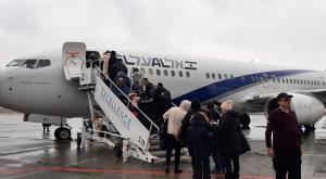 עולים מאוקראינה בדרכם לישראל צילום: דוברות אל על פוליטי