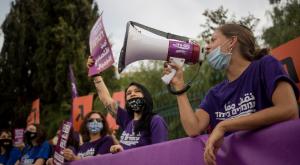 פעילי עומדים ביחד צילום: יונתן סינדל פלאש 90 פוליטי
