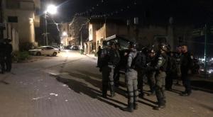 אום אל פאחם בוערת צילום: דוברות המשטרה חדשות