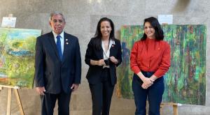 גילת בנט וליהיא לפיד צילום: דוברות יאיר לפיד חדשות