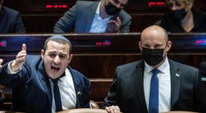 בנט עם כלפון צילום: יונתן סינדל פלאש 90 פוליטי