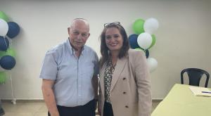 חגית משה בהרמת הכוסית צילום: דוברות חגית משה פוליטי