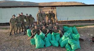 חיילי גולני צילום: מוהנא נאסר, רשות הטבע והגנים ביטחון