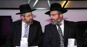 הרב הלוי עם הרב לאו צילום: Yaakov Cohen/Flash90 חדשות
