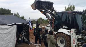 הרס בחומש צילום: ישיבת חומש התיישבות