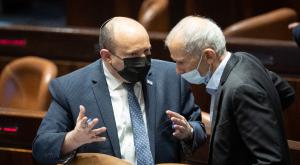 בנט עם בר-לב צילום: יונתן סינדל פלאש 90 חדשות