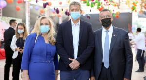 משה ליאון בסוכה צילום: דוברות עיריית ירושלים ברנז'ה