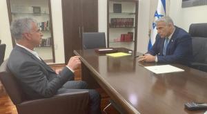 לפיד וראש המוסד צילום: ללא חדשות