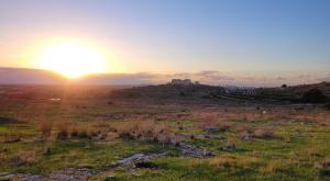 שקיעה בגן הלאומי מגדל צדק צילום: דניאל דצ'זרה רשות הטבע והגנים תחזית מזג האוויר