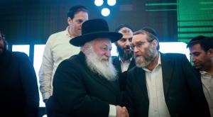 גפני עם גולדקנופף צילום: Leib Abrams/Flash90 פוליטי