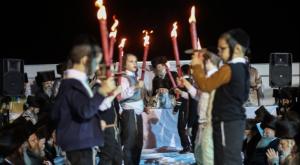 האירועים במירון בשנה שעברה, עוד לפני האסון צילום: David Cohen/Flash90 חדשות