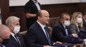 בנט בישיבת הממשלה  צילום: Ohad Zwigenberg/POOL חדשות