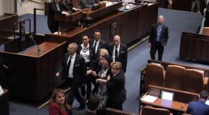 אורית סטרוק יורדת מהדוכן צילום: נועם מושקוביץ/דני שם טוב דוברות הכנסת חדשות