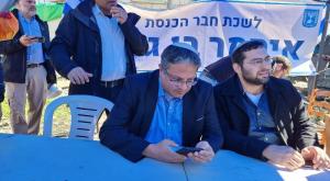 איתמר בן גביר בלשכתו החדשה צילום: דוברות חדשות