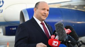 בנט ממריא לבחריין צילום:  איתי בית און/ לע"מ, סאונד: ניר שרף/ לע"מ חדשות