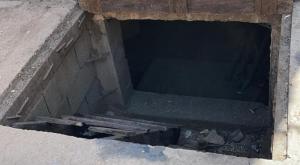 המנהרה בה הסתתר החשוד  צילום: דוברות המשטרה חדשות