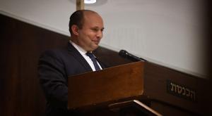 בנט ביציע המבודדים צילום: נועם מושקוביץ/דני שם טוב דוברות הכנסת חדשות