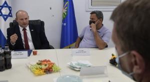 בנט בביקור  צילום: קובי גדעון / לע"מ ביטחון
