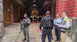 זירת הפיגוע, הערב צילום: דוברות המשטרה חדשות