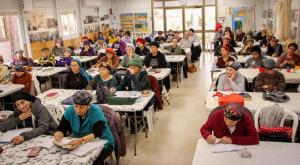תלמידות בית המדרש בגוש עציון, למצולמות אין קשר לידיעה  צילום: Gershon Elinson/Flash90 יום העצמאות