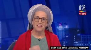 דיצה אור בראיון שנוי במחלוקת  צילום: צילומסך קשת 12  חדשות