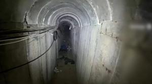 המנהרה מתחת לבית החולים האירופאי |  צילום: דובר צה"ל חדשות