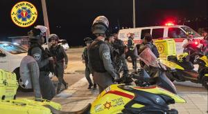 זירת הפיגוע בגוש עציון |  צילום: איחוד הצלה חדשות