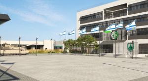 הדמיית הבסיס החדש בנגב צילום: שיכון ובינוי חדשות