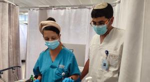 בני הזוג בידני בפעולה צילום: דוברות הלל יפה ברנז'ה
