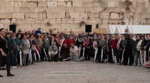 ההדלקה בכותל צילום: ואדים ירוחין חדשות