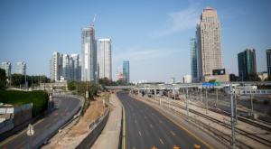 כבישים בקורונה צילום: Miriam Alster/Flash90 חדשות
