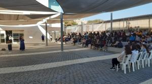לקס בשיחה צילום: דוברות מרכז ישיבות ואולפנות בני עקיבא המגזר