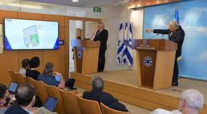 לפיד בתדרוך צילום: שלומי אמסלם, לע"מ פוליטי