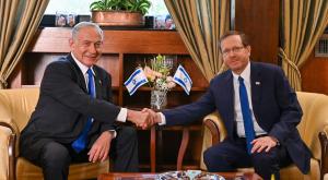 הרצוג ונתניהו צילום: קובי גדעון פוליטי