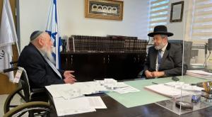 הרב דרוקמן והרב לאו צילום: ללא חדשות