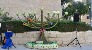 החנוכייה הממוחזרת צילום: יחצ חנוכה