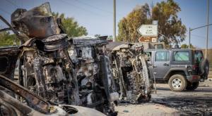 הכניסה לבארי אחרי התופת צילום:  Yossi Zamir/Flash90 חדשות