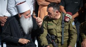 הרמטכ"ל במג'דל שאמס צילום: דובר צה"ל חדשות