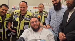מוטי בוקצ'ין בבית החולים צילום: אחיה ארד, זק"א חדשות