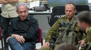 נתניהו ותא"ל שי קלפר צילום: מעיין טואף/לע"מ חדשות