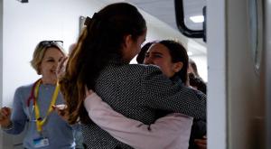 סהר קלדרון מתאחדת עם אימה צילום: דובר צה"ל חדשות