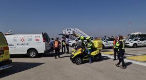 נחיתת חירום צילום: דוברות מד"א חדשות
