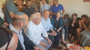 מייק ופרידמן בקידה צילום: דוברות בנימין חדשות