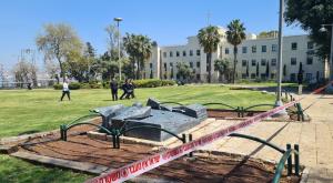 זירת הפיגוע בחיפה צילום: דוברות המשטרה חדשות