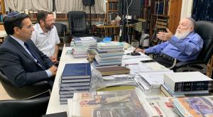 דני דנון והרב דרוקמן צילום: ללא חדשות