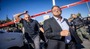 בן גביר בזירה צילום: Yonatan Sindel/Flash90 חדשות