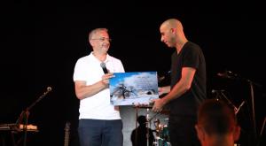 שי אלון והמח"ט צילום: דוברות חדשות