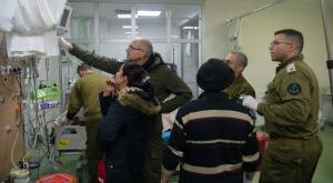 משלחת צה"ל - בית החולים נפתח מחדש צילום: דובר צה"ל מדיני